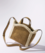 Bolso tote pequeño de vellón K/Circle caramel